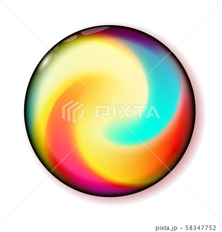 Shiny circle multicolor button for holiday Shiny circle multicolor button for holiday 58347752