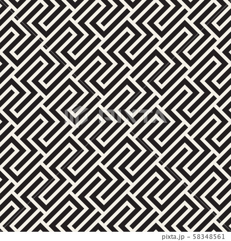 Vector seamless pattern. Modern stylish abstract texture. Repeating geometric tiles Vector seamless pattern. Modern stylish abstract texture. Repeating geometric tiles 58348561