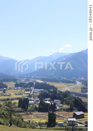新潟県 越後湯沢 街並み 新潟県 越後湯沢 街並み 58349441