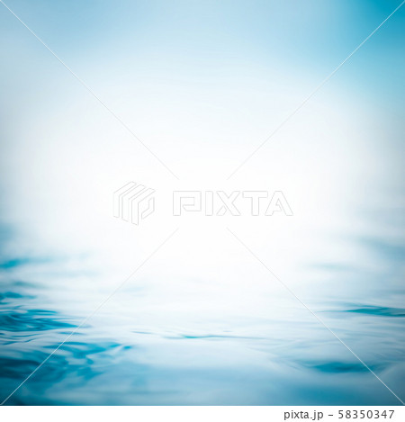 Blur water background wavy clean fresh water in light cool cyan turquoise blue green vintage color 58350347