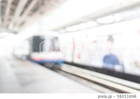 Blur abstract background of Bangkok Thailand moving city electric train Blur abstract background of Bangkok Thailand moving city electric train 58351696