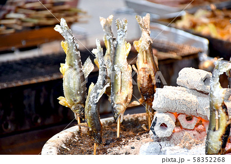 アユの塩焼き アユの塩焼き 58352268