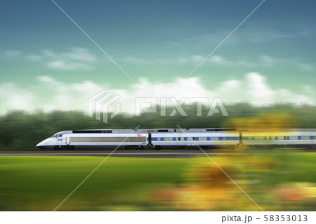 列車 高速列車 旅行 58353013