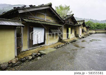 一乗谷朝倉氏遺跡　復原町並　福井県福井市 58355581