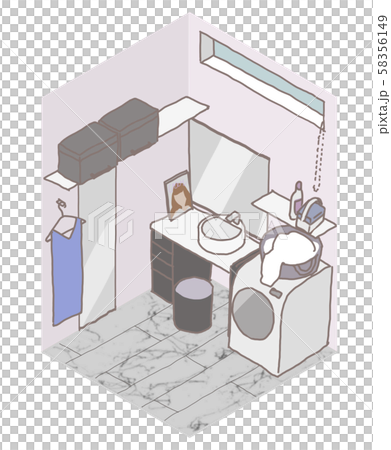 奥様お嬢様の化粧室仕様 58356149