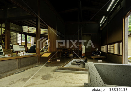 一乗谷朝倉氏遺跡 復原町並 復原武家屋敷 福井県福井市 一乗谷朝倉氏遺跡 復原町並 復原武家屋敷 福井県福井市 58356153