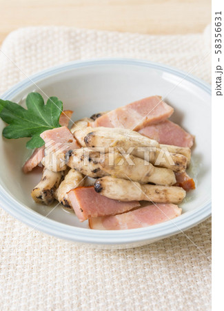 ササクレヒトヨタケのバター炒め ササクレヒトヨタケのバター炒め 58356631