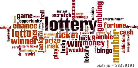 Lottery word cloud 58359191