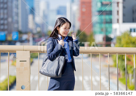 女性　営業　屋外 58366147