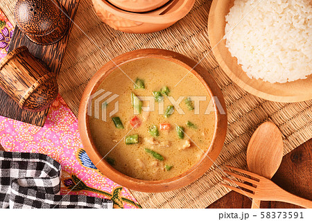 Thai green curry Thai green curry 58373591