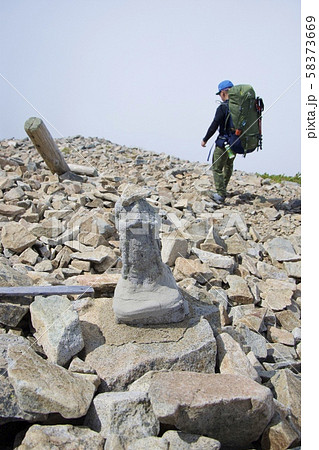 小蓮華山から白馬岳への登山道(白馬連峰、長野県北安曇) 小蓮華山から白馬岳への登山道(白馬連峰、長野県北安曇) 58373669