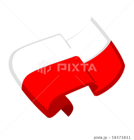 Isolated flag of Poland Isolated flag of Poland 58373831