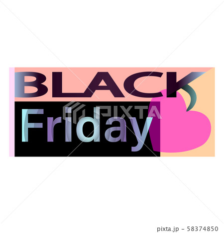 Black friday sale for banner, poster. Vector 58374850