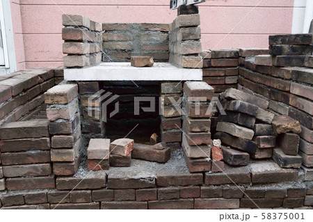 ピザ釜作り ピザ釜作り 58375001