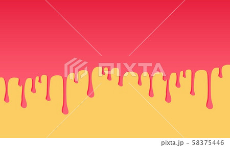paint dripping, flowing streams of drops isolated on white background 58375446