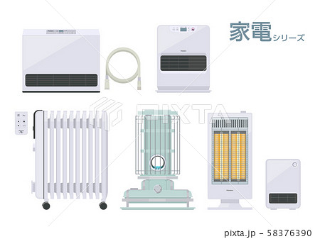 暖房器具のイラスト素材