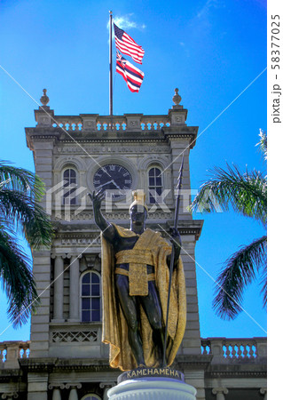 カメハメハ大王　ハワイオアフ島 58377025