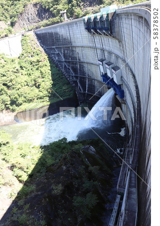 矢作ダム 放水 矢作ダム 放水 58378502