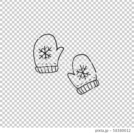 Gloves monochrome Gloves monochrome 58380012