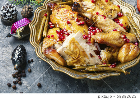 Traditional christmas chicken Traditional christmas chicken 58382625