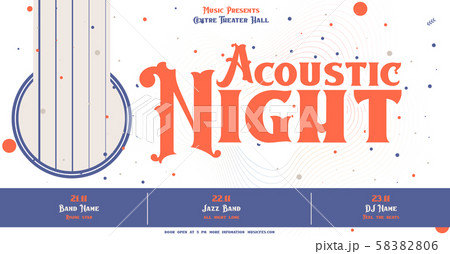 Colorful abstract music banner, template design Colorful abstract music banner, template design 58382806