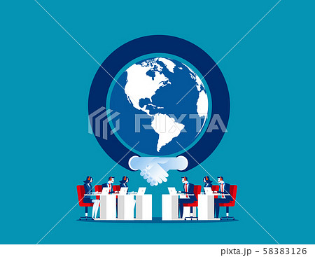 Global communication. Concept business vector, Global communication. Concept business vector, 58383126