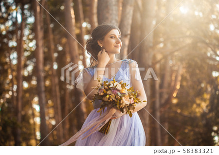 bride is walking the green park bride is walking the green park 58383321