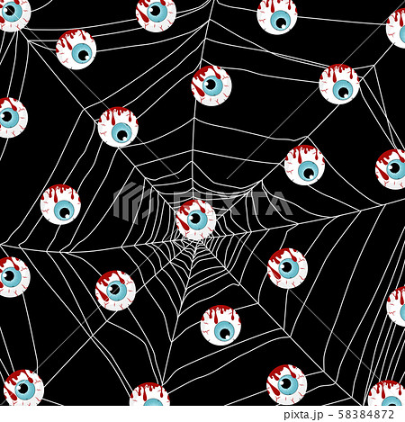 Happy Halloween background vector illustration,with cartoon pattern Happy Halloween background vector illustration,with cartoon pattern 58384872