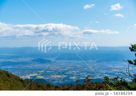 磐梯吾妻スカイラインの風景　俯瞰　天狗の森　福島 58388204