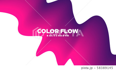 Abstract trendy geometric background with liquid gradient. Colorful dynamic curve wave. Modern Abstract trendy geometric background with liquid gradient. Colorful dynamic curve wave. Modern 58389145