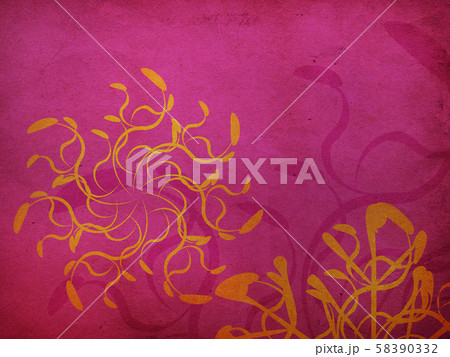 Vintage purple floral ornament 58390332