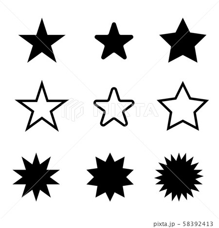 Stars Sparkles sign symbol Stars Sparkles sign symbol 58392413