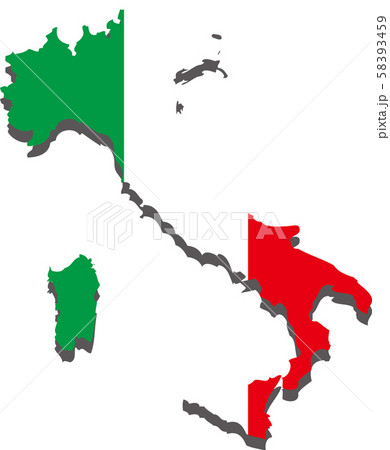 イタリアの地図 58393459