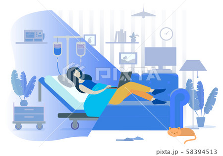 Patient Treatment, Online Doctor, Hospital Vector 58394513