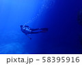 スキューバダイビング 58395916