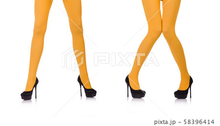 Woman legs in long stockings Woman legs in long stockings 58396414