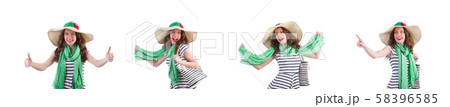 Young woman in summer concept Young woman in summer concept 58396585
