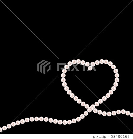Abstract background with natural pearl garlands of 58400162