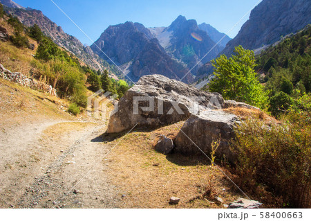 Picturesque landscape of Fann mountains in Picturesque landscape of Fann mountains in 58400663