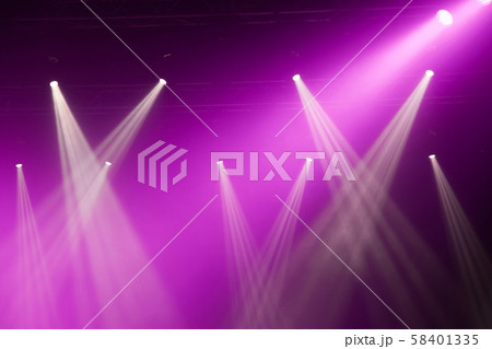 Stage lights on concert. 58401335