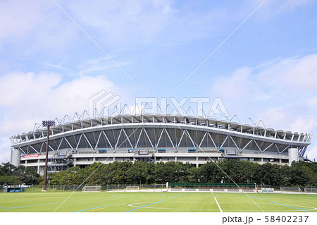 茨城県立カシマサッカースタジアムの写真素材
