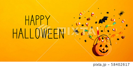 Happy Halloween message Happy Halloween message 58402617