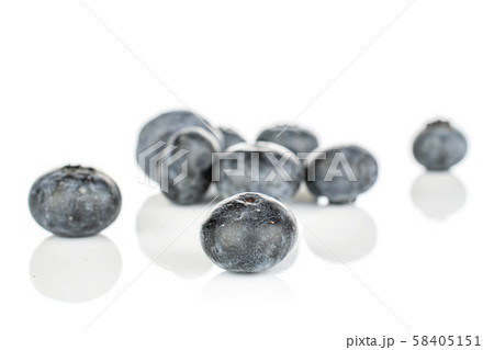 Fresh blueberry isolated on white Fresh blueberry isolated on white 58405151