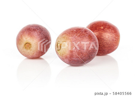 Rose wine grape isolated on white Rose wine grape isolated on white 58405566