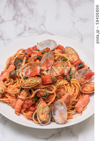 アサリのトマトパスタ 58406800