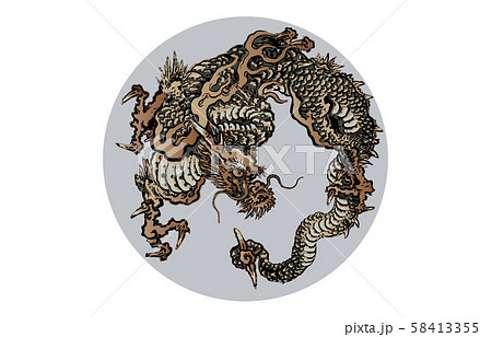 雲龍図裏地銀 雲龍図裏地銀 58413355