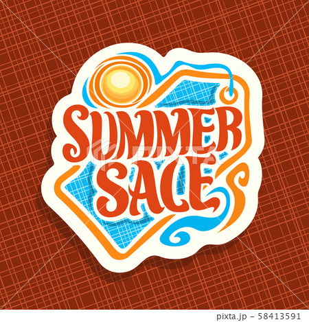 Vector logo for Summer Sale Vector logo for Summer Sale 58413591