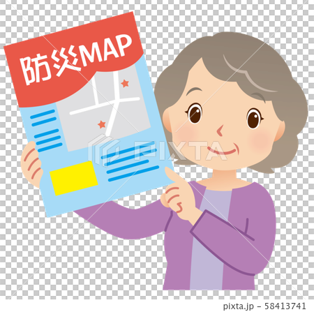 防災マップ　高齢者 58413741