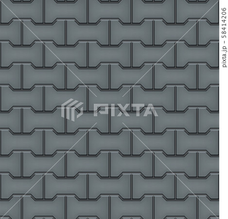 Seamless pattern of cobblestone pavement Seamless pattern of cobblestone pavement 58414206