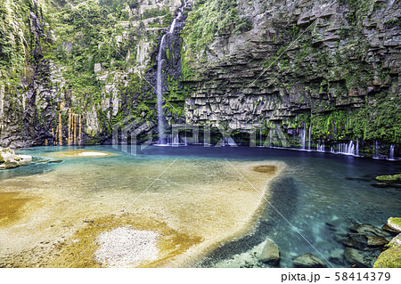 鹿児島の絶景 美しすぎる雄川の滝 鹿児島の絶景 美しすぎる雄川の滝 58414379